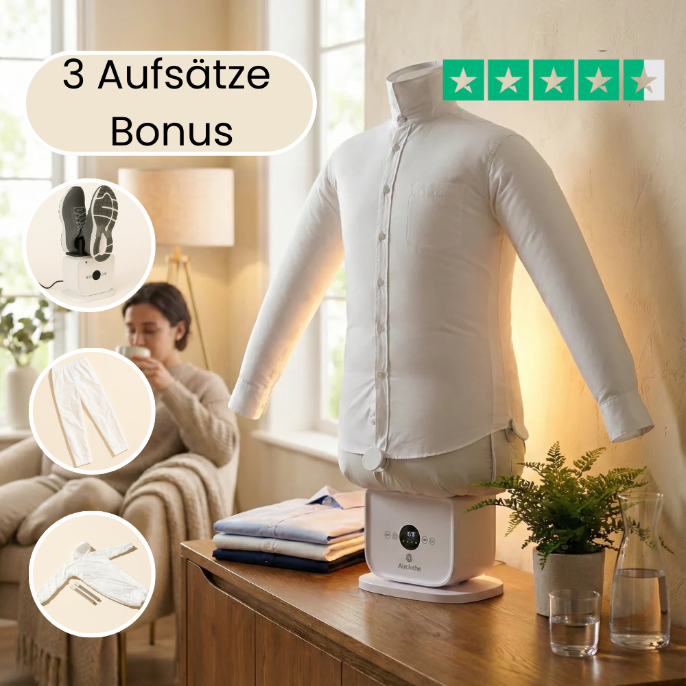 Automatischer Bügler 3 Gen. | Bügeln. Trocknen. Glätten.